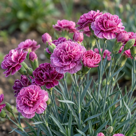 Set of 3 or 6 Large Plants - Pink Purple Carnation, Ready to Plant in Your Garden, 10.5 cm - Frankton's