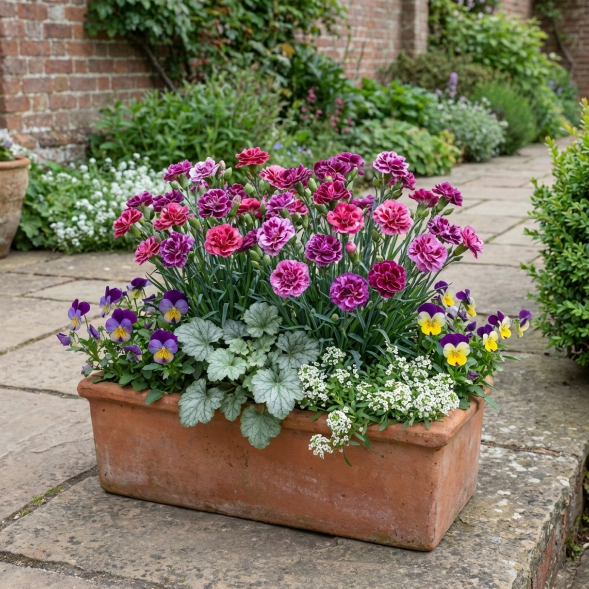 Set of 3 or 6 Large Plants - Pink Purple Carnation, Ready to Plant in Your Garden, 10.5 cm - Frankton's