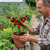 Set of 3 or 6 Large Plants - Sweet Pepper Snack Red, Ready to Plant in Your Garden - Frankton's
