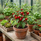 Set of 3 or 6 Large Plants - Sweet Pepper Snack Red, Ready to Plant in Your Garden - Frankton's