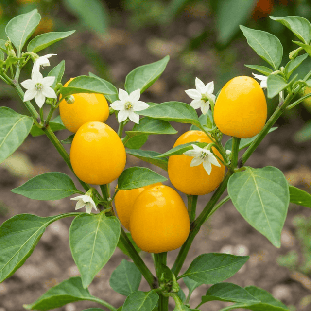 Set of 3 or 6 Large Plants - Sweet Pepper Snack Yellow, Ready to Plant in Your Garden - Frankton's