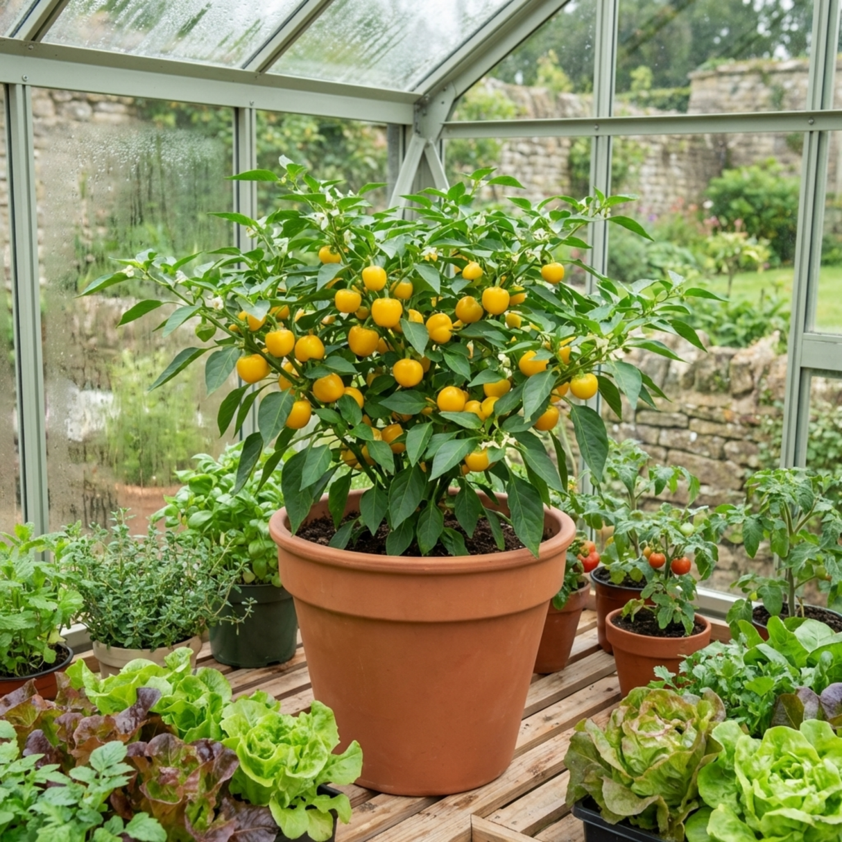 Set of 3 or 6 Large Plants - Sweet Pepper Snack Yellow, Ready to Plant in Your Garden - Frankton's