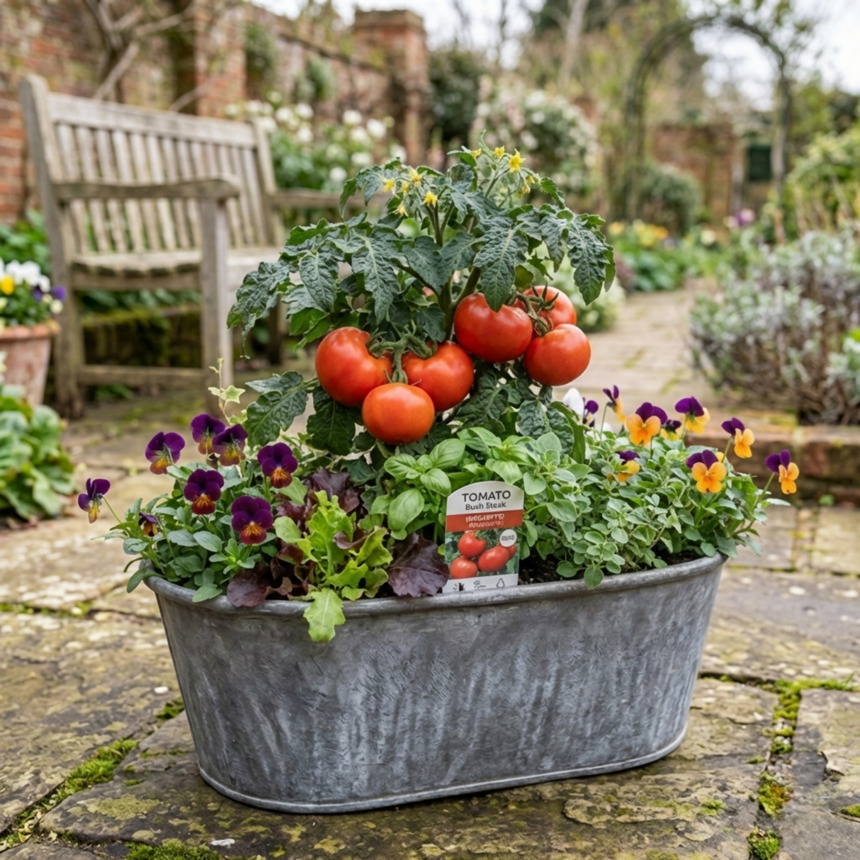 Set of 3 or 6 Large Plants - Tomato Bush Steak (Megabyte), Ready to Plant in Your Garden - Frankton's