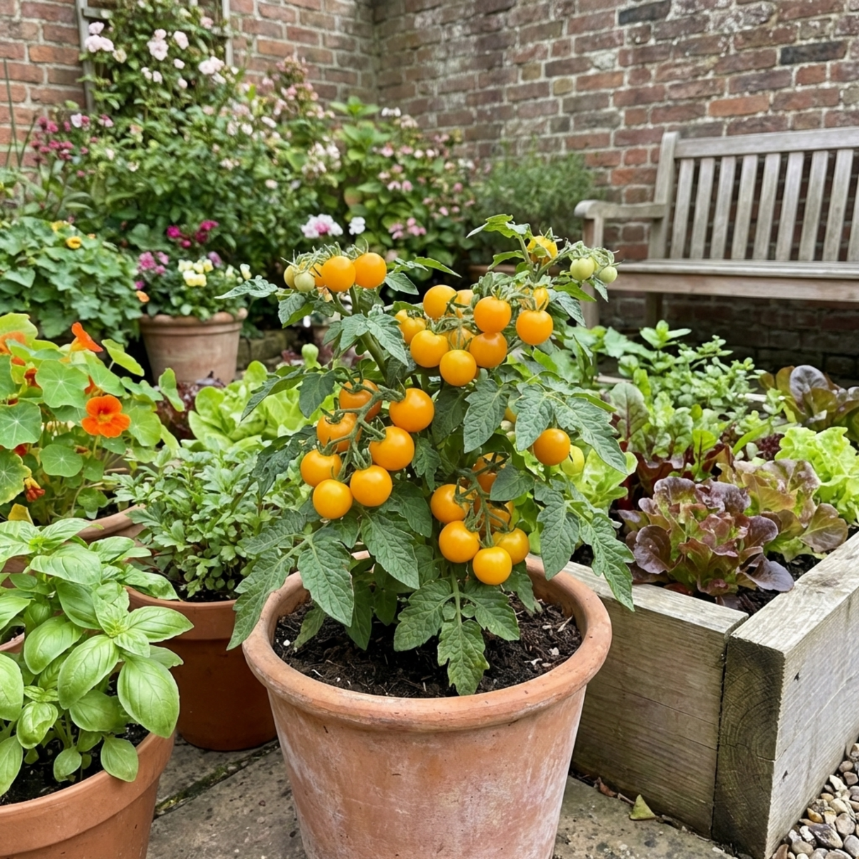 Set of 3 or 6 Large Plants - Tomato Lemon Sherbet, Ready to Plant in Your Garden, 10.5 cm - Frankton's