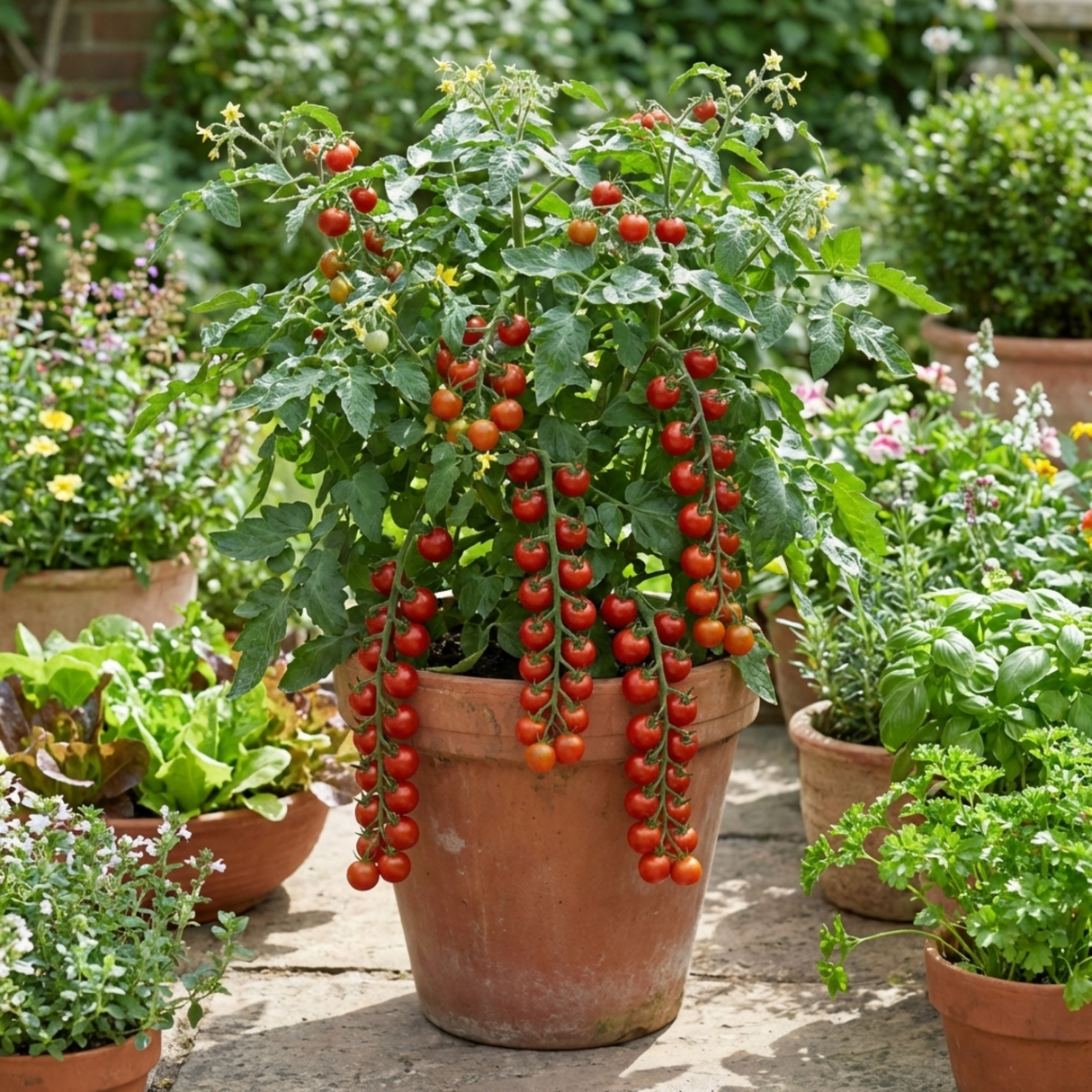 Set of 3 or 6 Large Plants - Tomato Sweet Million Variety, Ready to Plant in Your Garden - Frankton's