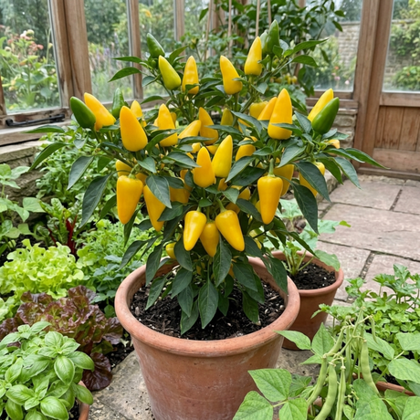 Set of 3 or 6 Large Sweet Pepper Plants - Astor Variety, Ready to Plant in Your Garden - Frankton's