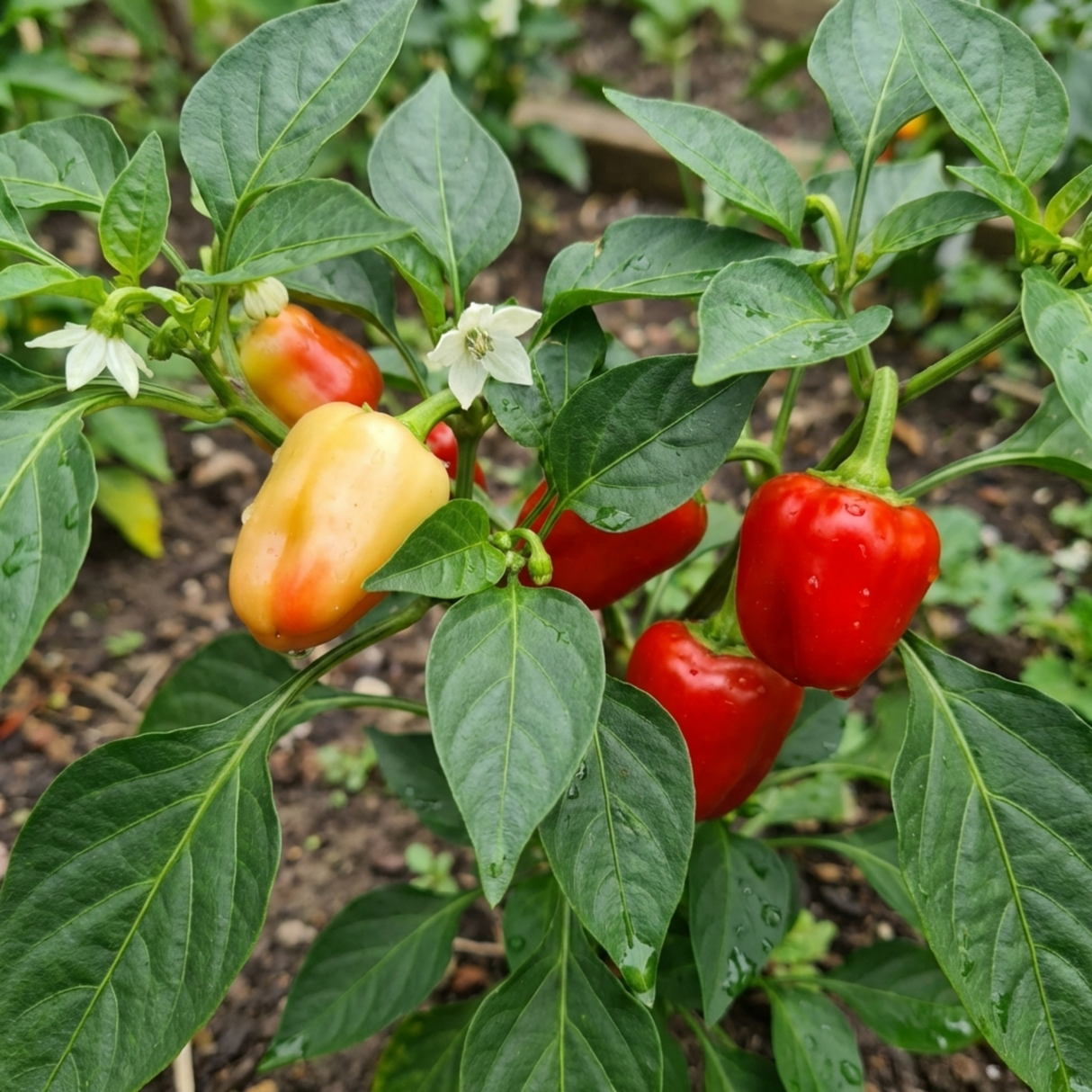 Set of 3 or 6 Large Sweet Pepper Plants - Liberty Belle, Ready to Plant in Your Garden - Frankton's