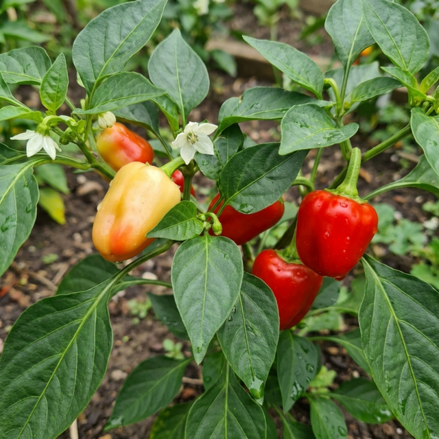 Set of 3 or 6 Large Sweet Pepper Plants - Liberty Belle, Ready to Plant in Your Garden - Frankton's
