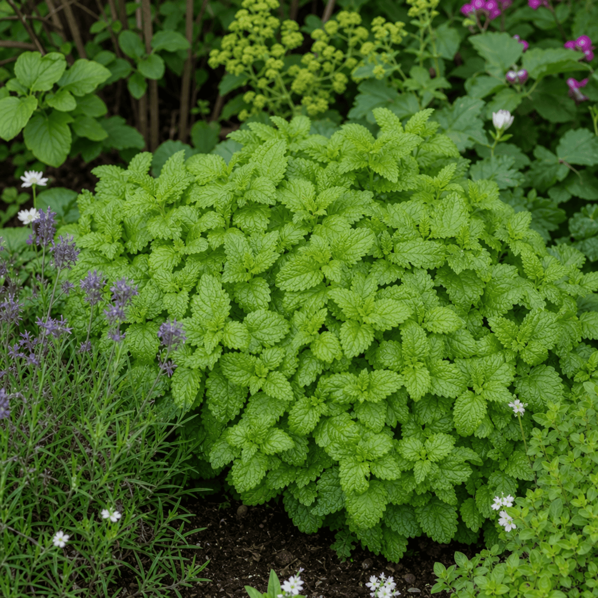 Set of 3 or 6 Lemon Balm Mint Plants Fresh Live Hardy Perennial Herb Garden Ready Plants 1 Litre Root Ball - Frankton's