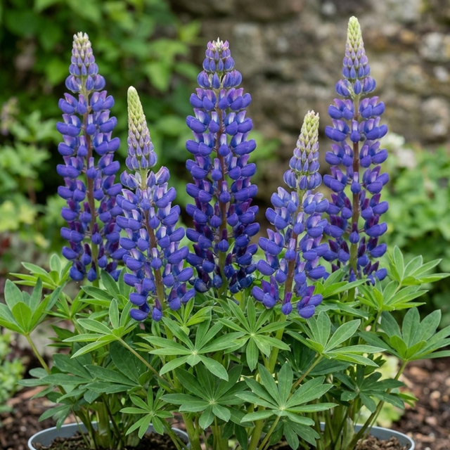 Set of 3 or 6 Lupin Legendary Blue, Ready to Plant in Your Garden, Peat Free - Frankton's