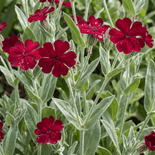 Set of 3 or 6 Lychnis Atrosanguinea ‘Rose Campion’ Hardy Cottage Garden Perennial Plants, Summer Flowering, Outdoor Garden Ready, 1 Litre Root-Ball - Frankton's