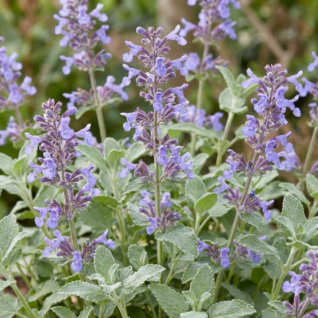 Set of 3 or 6 Nepeta Faassenii Catmint Plants, Hardy Perennial, Bee Friendly Blue Flowering Plants, Outdoor Garden Ready, 1 Litre Root-Ball - Frankton's