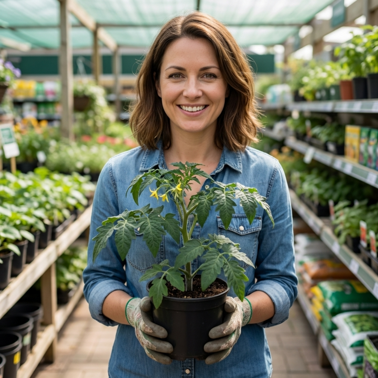 Set of 3 or 6 Patio Tomato Jo & Grace Plants, Live Tomato Seedlings, Outdoor Garden Ready, 1L Root Ball - Frankton's