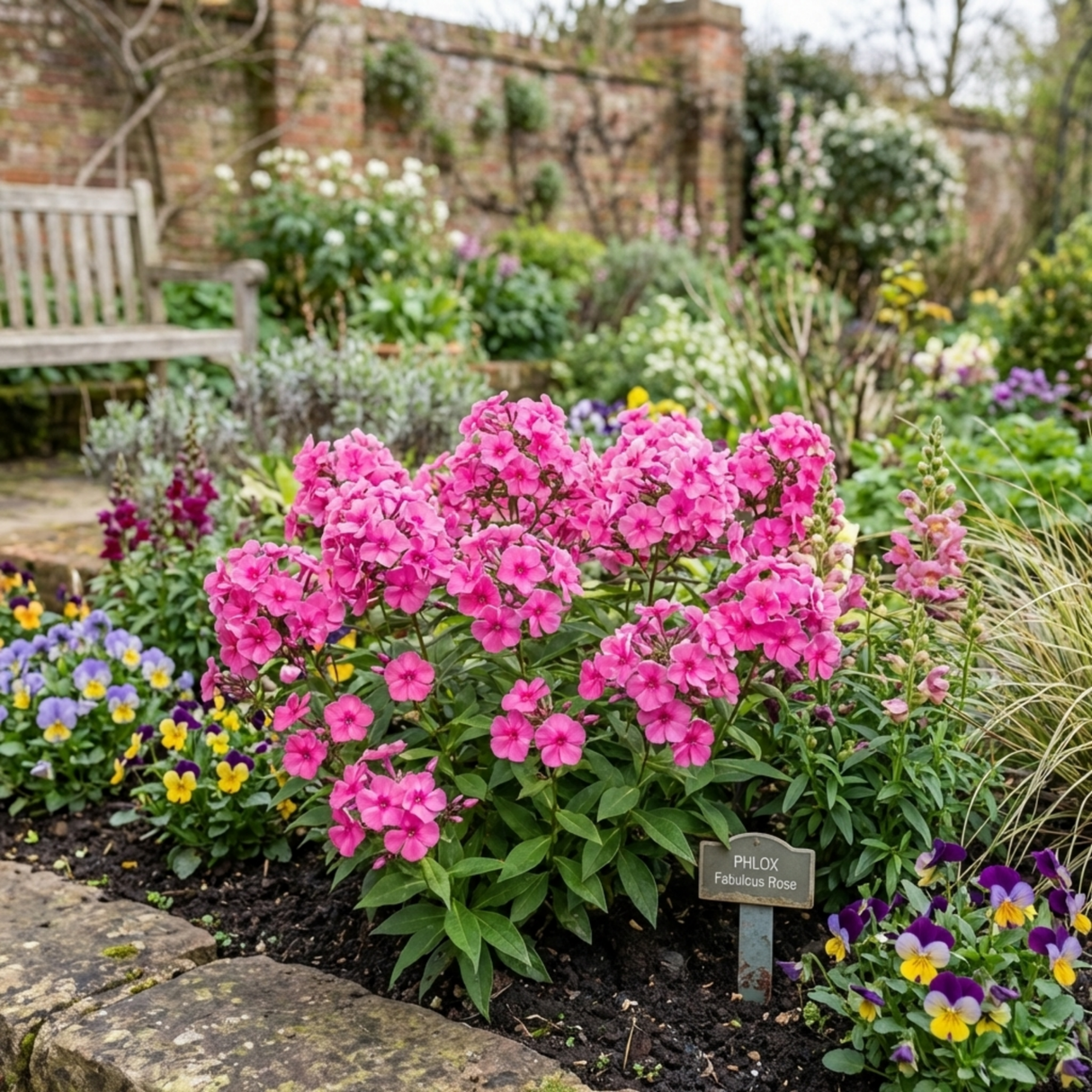Set of 3 or 6 Phlox ‘Fabulous Rose’ Hardy Perennial Plants, Fragrant, Bee Friendly, Summer Flowering, Outdoor Garden Ready, 1 Litre Root-Ball - Frankton's