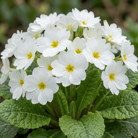 Set of 3 or 6 Primrose Queen White Hardy Perennial Plants, Spring Flowering, Outdoor Garden Ready, 1 Litre Root-Ball - Frankton's