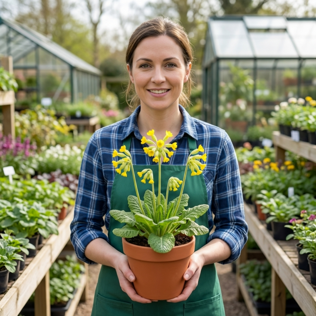 Set of 3 or 6 Primula Veris Yellow Cowslip Primrose Plants, Hardy Perennial, Spring Flowering, Outdoor Garden Ready, 1 Litre Root-Ball - Frankton's
