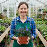 Set of 3 or 6 Rosemary Blue Rain Herb Plants (Salvia rosmarinus), Hardy Evergreen Culinary Herb, Outdoor Garden Ready, 1 Litre Root-Ball - Frankton's