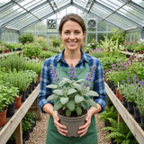 Set of 3 or 6 Salvia officinalis ‘Berggarten’ Sage Herb Plants, Hardy Perennial Culinary Herb, Outdoor Garden Ready, 1 Litre Root-Ball - Frankton's