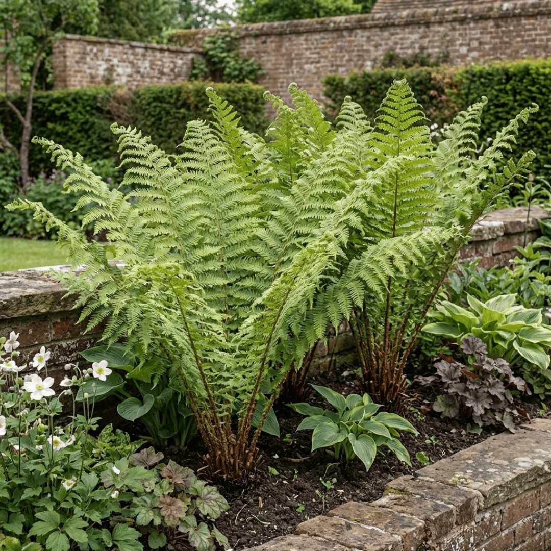 Set of 3 or 6 Scaly Male Fern Dryopteris Cristata Plants, Hardy Evergreen Perennial, 1 Litre Root-Ball - Frankton's