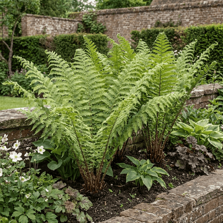 Set of 3 or 6 Scaly Male Fern Dryopteris Cristata Plants, Hardy Evergreen Perennial, 1 Litre Root-Ball - Frankton's
