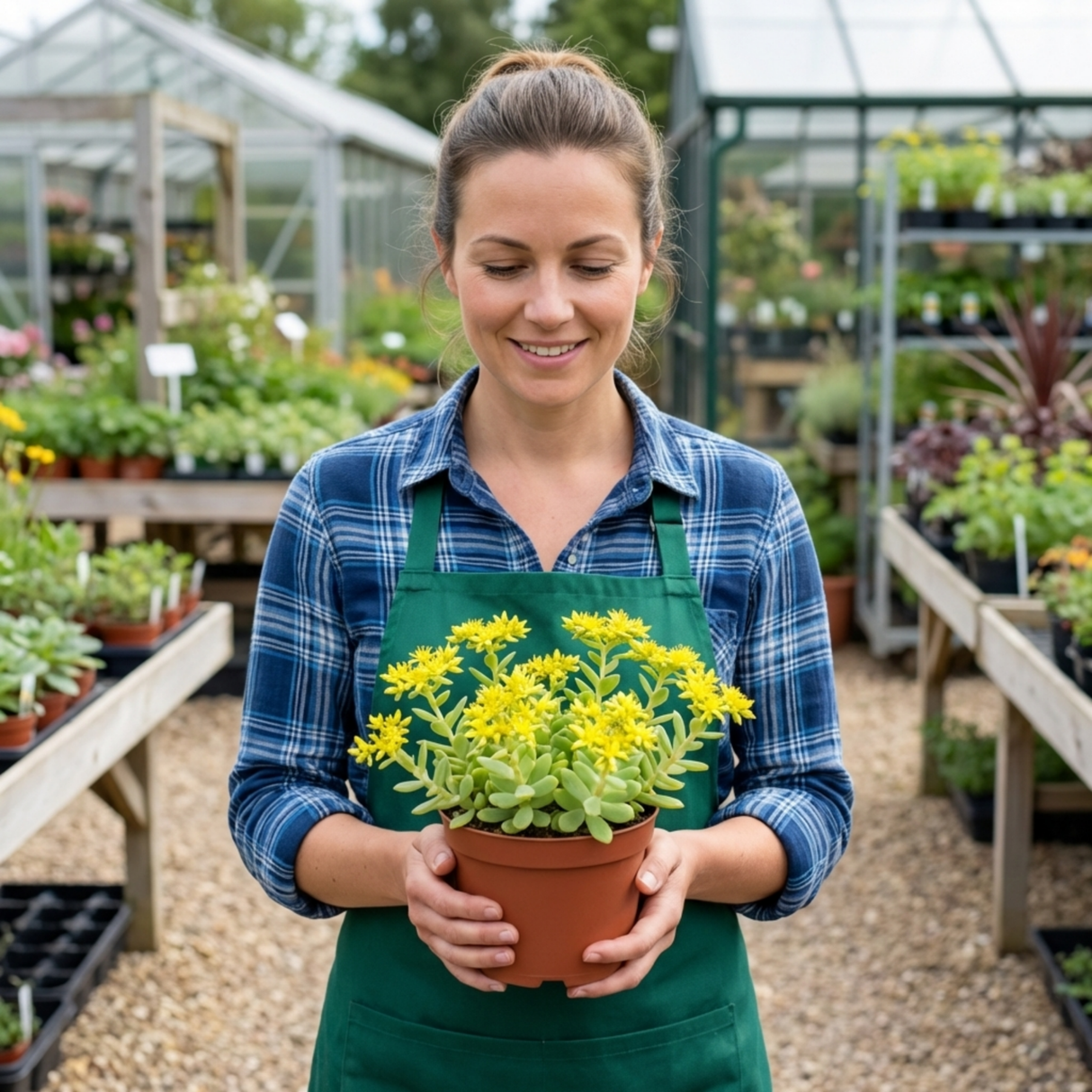 Set of 3 or 6 Sedum Oracle Hardy Perennial Stonecrop Plants, Low Maintenance, Bee Friendly, Drought Tolerant Ground Cover, Outdoor Garden Ready, 11cm Root-Ball - Frankton's