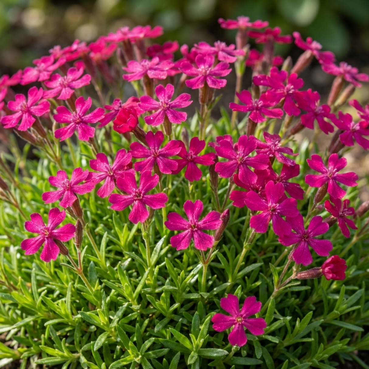 Set of 3 or 6 Silene Schafta Autumn Catchfly Hardy Perennial Plants, Pink Flowering Alpine Ground Cover, Outdoor Garden Ready, 1 Litre Root-Ball - Frankton's
