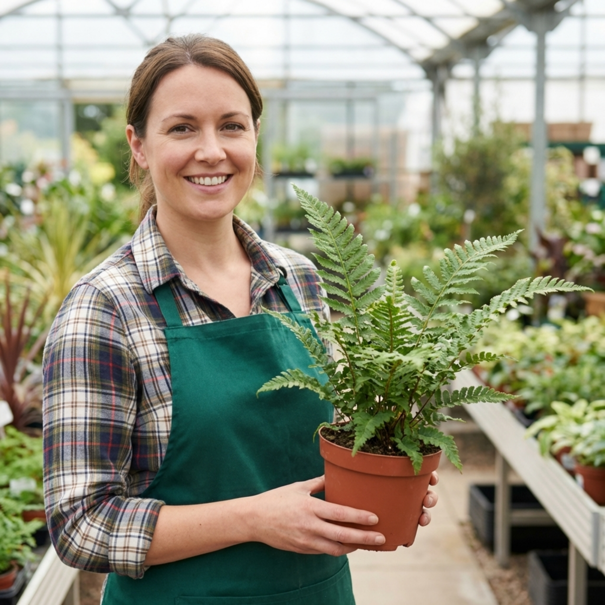 Set of 3 or 6 Soft Shield Fern Polystichum Setiferum Plants, Hardy Evergreen Shade Loving Perennial Ferns, Outdoor Garden Ready, 1 Litre / 11cm Root-Ball - Frankton's