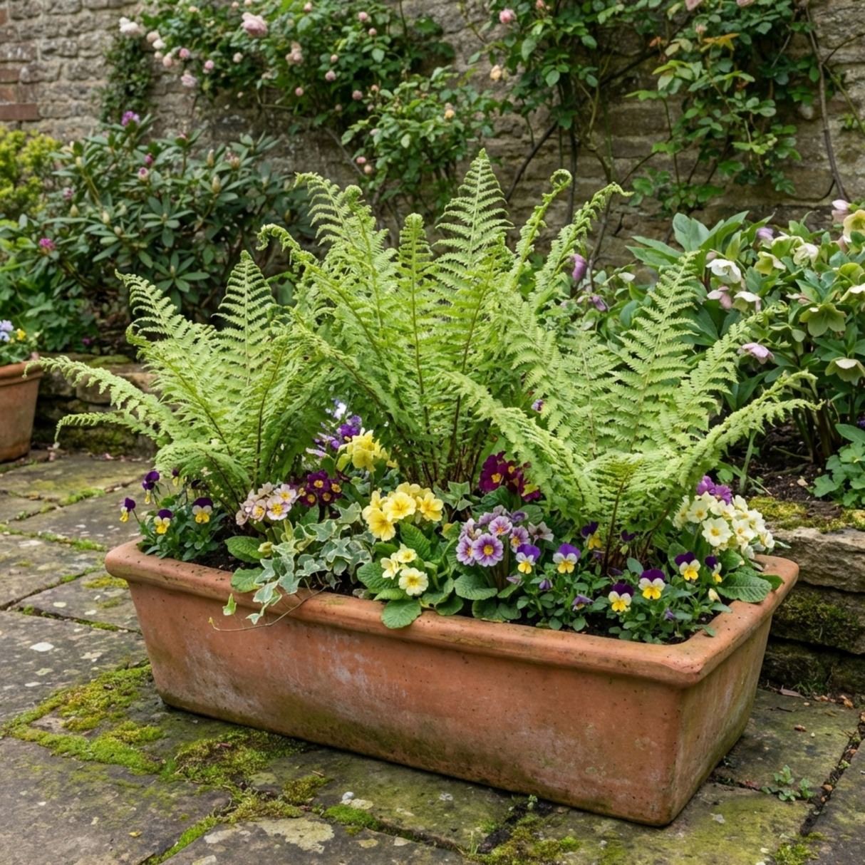 Set of 3 or 6 Soft Shield Fern Polystichum Setiferum Plants, Hardy Evergreen Shade Loving Perennial Ferns, Outdoor Garden Ready, 1 Litre / 11cm Root-Ball - Frankton's