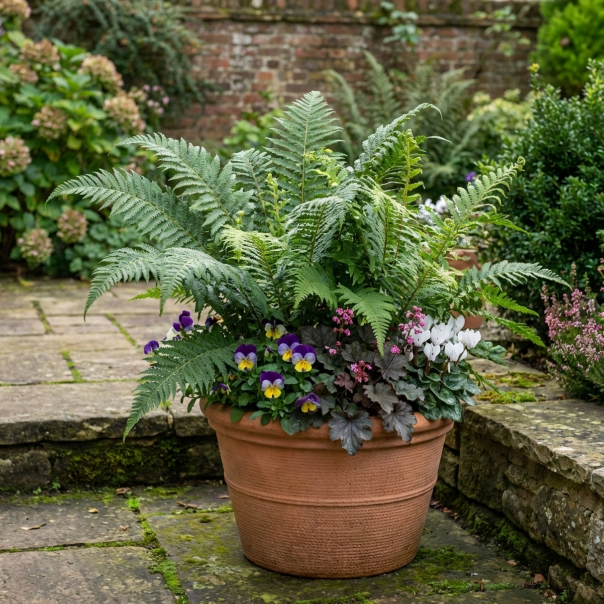 Set of 3 or 6 Soft Shield Fern Polystichum Setiferum Plants, Hardy Evergreen Shade Perennials, 1 Litre Root-Ball - Frankton's