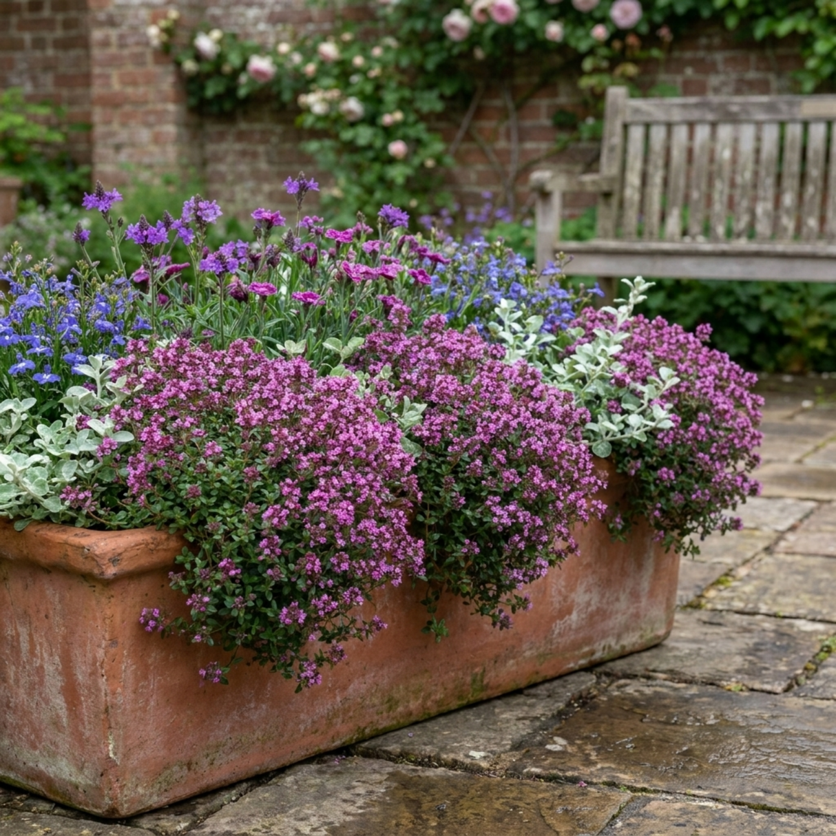 Set of 3 or 6 Thymus Precompa Thyme Herb Plants, Hardy Perennial Culinary Herb, Outdoor Garden Ready, 1 Litre Root-Ball - Frankton's