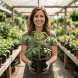 Set of 3 or 6 Tomato ‘Consuelo’ Plants, High Yield Sweet Cherry Tomato, Garden Ready Live Vegetable Seedlings, 1L Root Ball - Frankton's