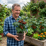 Set of 3 or 6 Tomato Totem Plants, Compact Dwarf Patio Bush Variety, Grow Your Own, Outdoor Garden Ready, 1L Root Ball - Frankton's