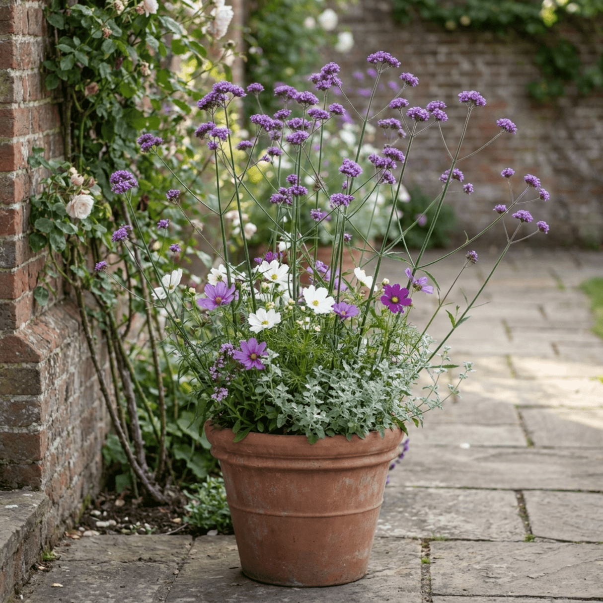 Set of 3 or 6 Verbena Bonariensis Hardy Perennial Plants, Tall Purple Summer Flowers, Outdoor Garden Ready, 1 Litre Root Ball - Frankton's