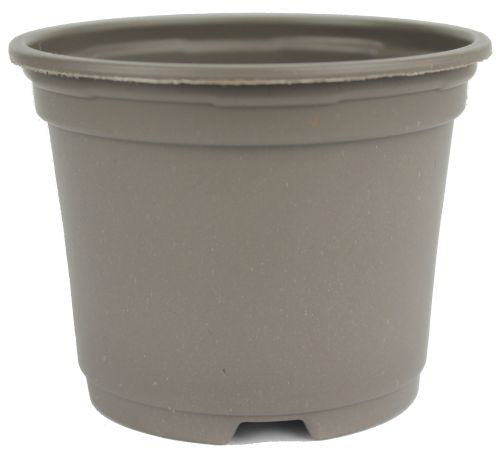 24 Recycled Plant Pots Taupe - 10.5cm - Frankton's