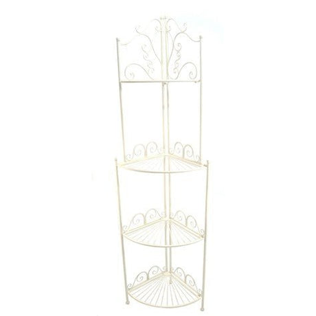 Blaisdon Corner Shelf 4 tier - Cream - Frankton's