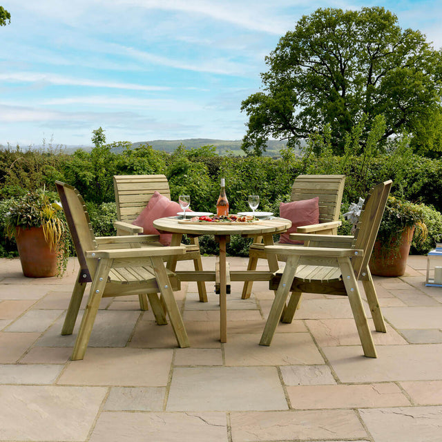 Zest Freya Round Dining Set - Frankton's