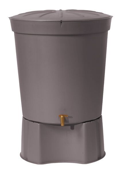 Grey 300L Recycled Plastic Water Butt with Stand - Frankton's