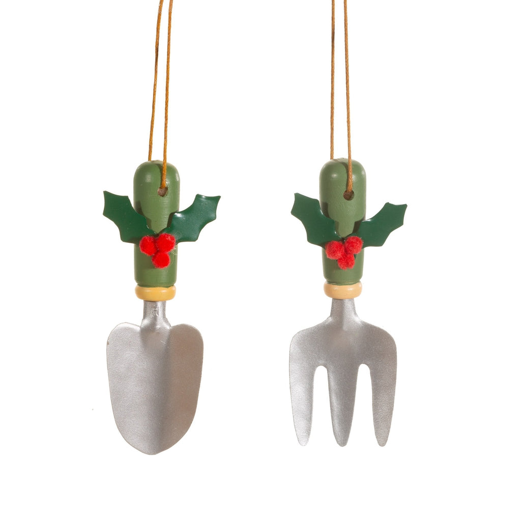 Large Trowel and Fork Christmas Tree Decorations - Frankton's