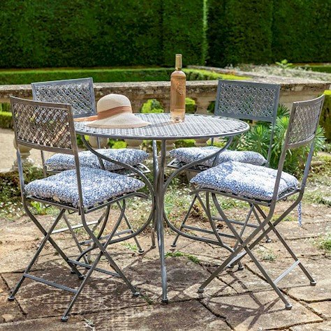 Ascalon Marlborough 5 Piece Bistro Set Pewter Frankton s
