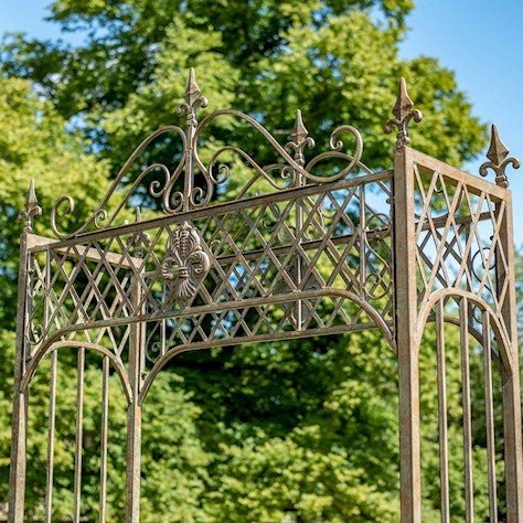 Marlborough Arch with Gates - Antique Green Rust - Frankton's