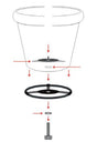 Single Stem Tuteur Pot Clamp Kit - Frankton's