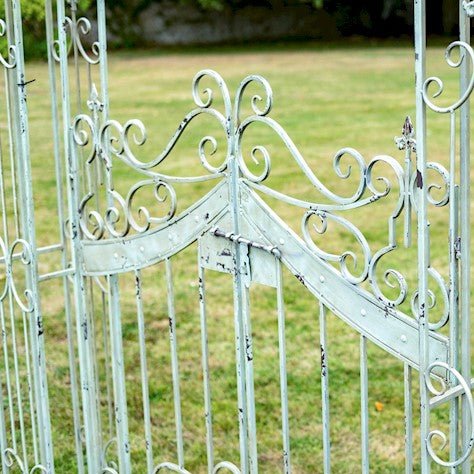 Vintage Arch with Gates - Antique green - Frankton's